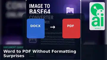 Word to PDF Without Formatting Surprises: A Practical AiNowly Guide