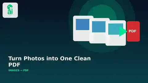 Turn a Folder of Photos into One Clean PDF: A Practical AiNowly Images to PDF Guide